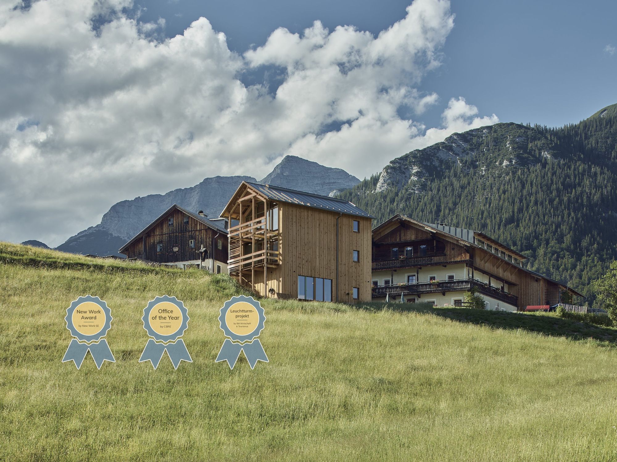 Mesnerhof-C Hauptmotiv Ensemble Das drei Gebäude umfassende Mesnerhof-Ensemble